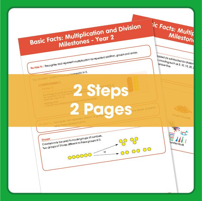 Basic Facts: Multiplication and Division Milestones - Year 2