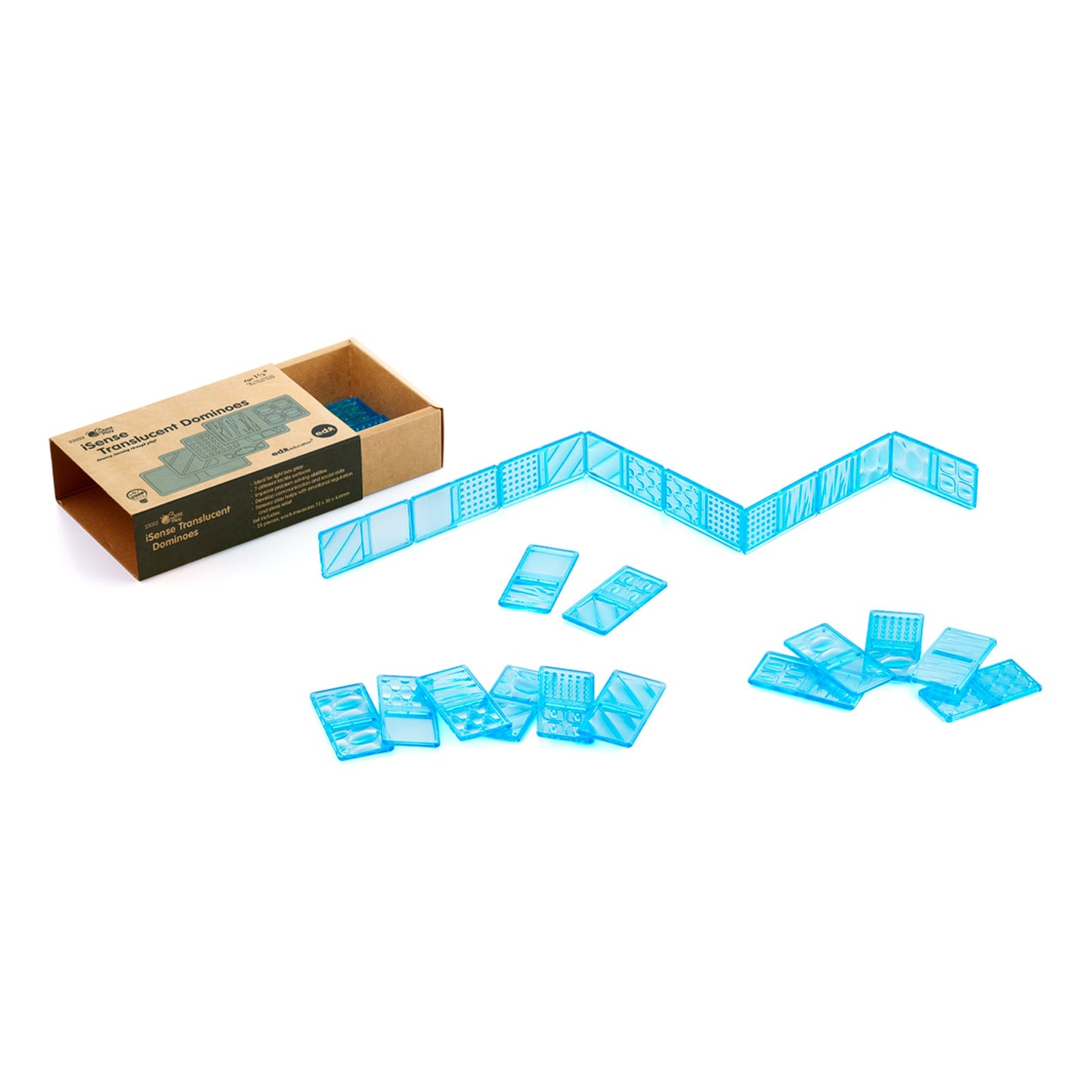 Busy Play iSense Translucent Dominoes