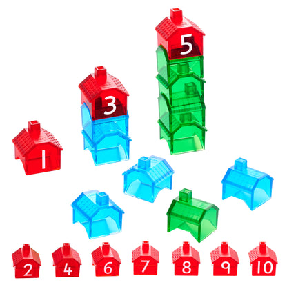 Busy Play® iSense™ Translucent Stacking Houses