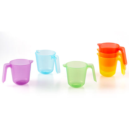 Translucent Rainbow Jugs Set