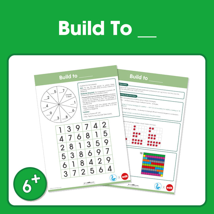 Edx Education Board Games Build To __ Grade 1 to 3