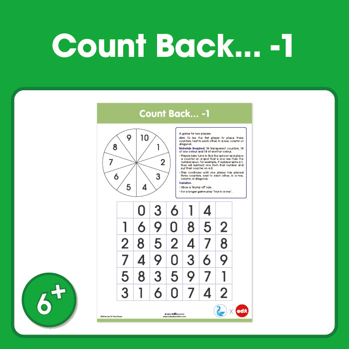 Edx Education Board Games Count Back -1