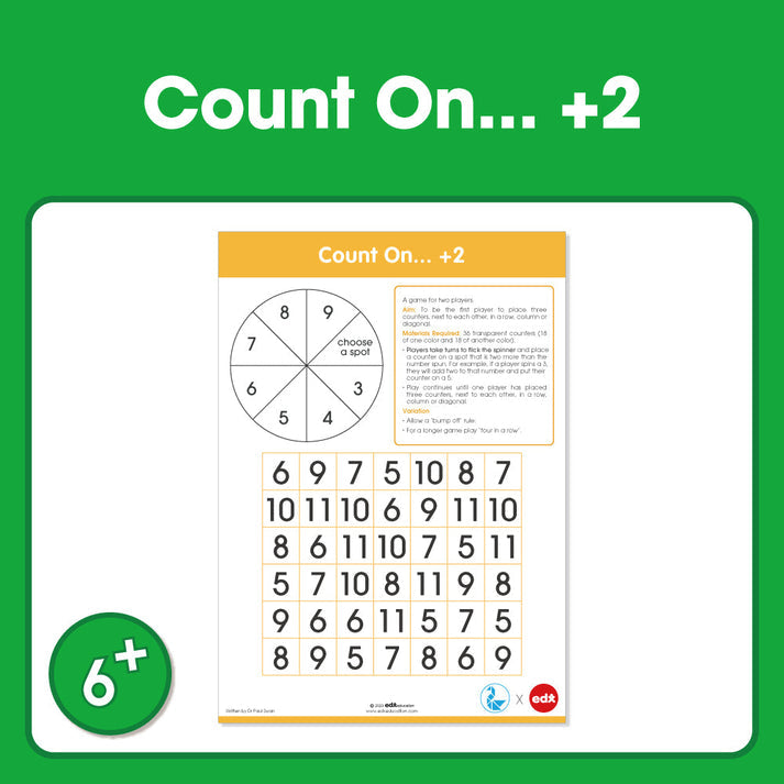 Edx Education Board Games Count On +2