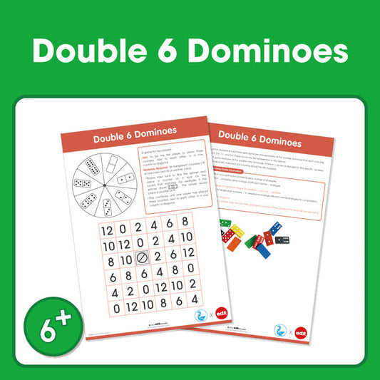 Edx Education Board Games Double Dominoes (6)– Grade 1 to 3
