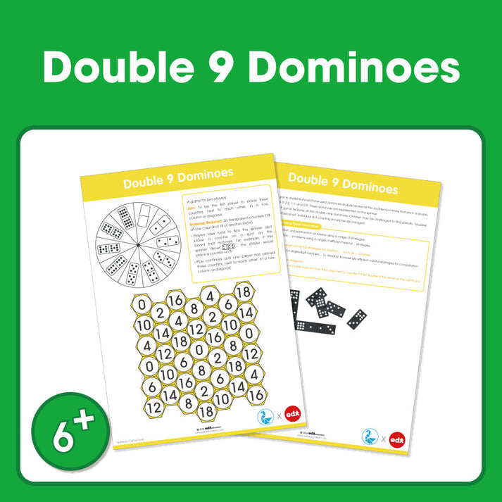 Edx Education Board Games Double Dominoes (9)– Grade 1 to 3