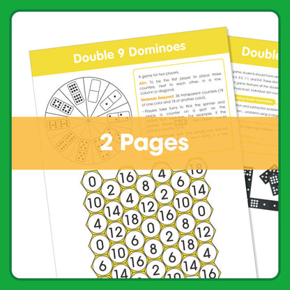 Edx Education Board Games Double Dominoes (9)– Grade 1 to 3