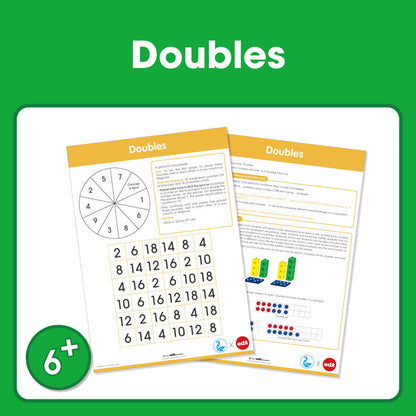 Edx Education Board Games Doubles– Grade 1 to 3