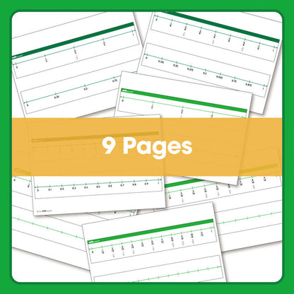 Edx Downloadable Number Lines (fractions)!