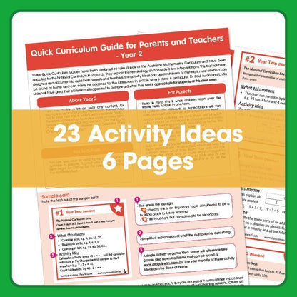 Year 2 - Simplified Curriculum Guide for Parents & Teachers - Shopedx